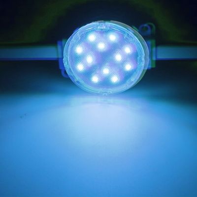 큰 지름 50mm 다 램프 방수 LED 포인트 조명 대면 DMX512 높은 밝기
