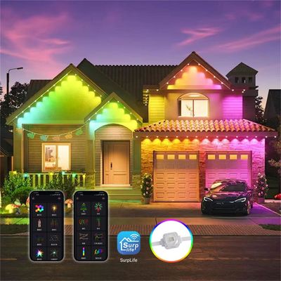 야외 크리스마스 장식 160 LED RGBW SMD5050 리모컨으로 Eave 라이트