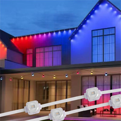외부 20mm RGBW LED Eave 라이트 와이파이 및 원격 제어 지원