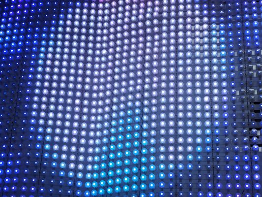 영구적인 방수 20mm LED 포인트 라이트 LED Mesh 스크린