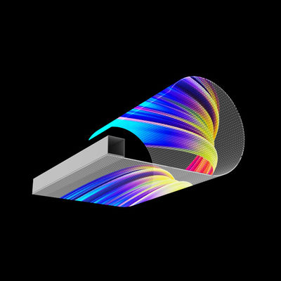 픽셀 피치 16mm LED 투명 필름 화면 유리로 설치 된 부드러운 재생 광고