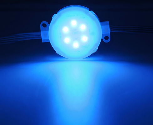 SMD5050 1.5W RGB LED 픽셀 포인트 라이트 야외 조명 50mm 빌딩 하우스 IP67 방수 24V