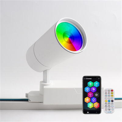 현대 40W RGBW 220V LED 조절 트랙 라이트 와이파이 제어 및 DC24V 철도 조명 시스템
