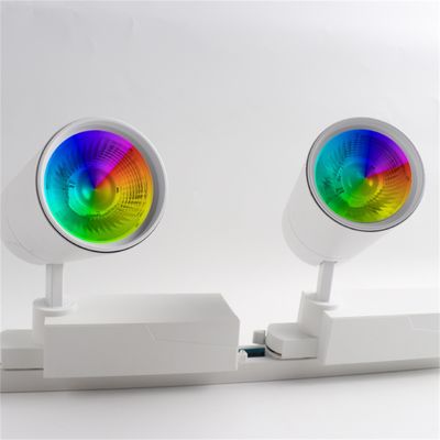 24V RGBW 40W 컬러 실내 홀 천장 탑재 LED 트랙 라이트 3000K-6000K 색 온도