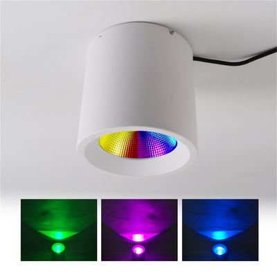 알루미늄 RGBW LED 다운 라이트 장식 실내 엔터테인먼트 장소에서 더 밝습니다