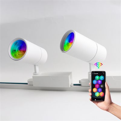 아시아 스타일 360 조절 가능한 이동식 LED 트랙 라이트 해체 가능한 식사 바를 위한 이동 헤드