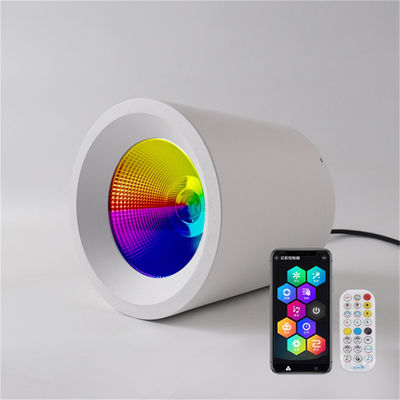 실내 다중 모드 컬러 60W RGBW LED 다운라이트 GU10 MR16 램프 홀더와 AC100-240V 입력 전압