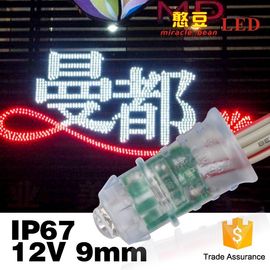 F5 / 9mm 크기 화소 LED 점화, 보장 3 년을 가진 RGB 화소 빛