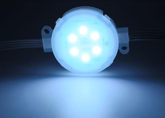 놀이공원 포인트 조명 프로그래밍 가능 24V LED 옥외 픽셀 조명 LED 스트링 RGB 조명 50mm 직경