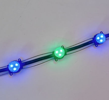 Multi - Color 30mm Bridge Decorative LED Pixel Light DC 24V , RGB LED Pixel waterproof 1.5w for outdoor decoration
