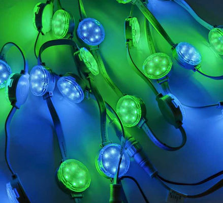 50MM Rgb Dot Pixel Dc24v Outdoor Facade Building Led Point Dmx Pixel Led Dot Light