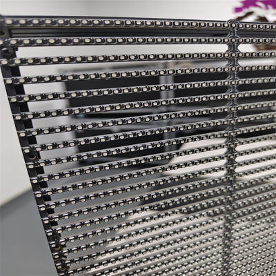 Full-Color LED Transparent Screen Advertising Display Screen Grille and Display Screen