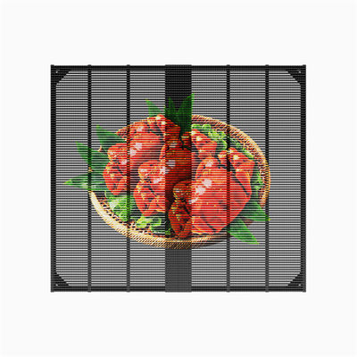 Full Color High Brightness Rgb P3.9 Grille Large Transparent Led Display LED Panel Screen with 800W/m2 Consumption