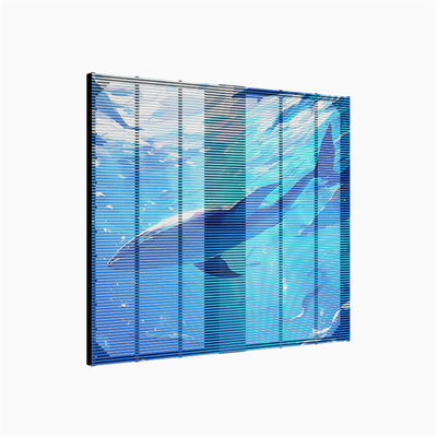 P3.9-P7.8 fixed installation See-Trough LED Video Wall LED Mesh Transparent Grille Led Display Screen for Advertising