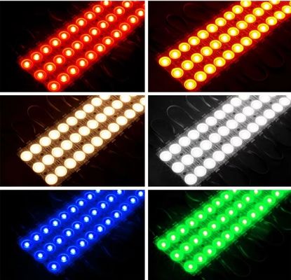 PC 재료 삼성 LED 모듈 표지판 12V 1.5W SMD 2835 외관 광고용 단일 색상
