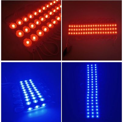 야외 장식용 조명용 LED 모듈 DC 12V 1.5W 3 렌즈 주입광 SMD2835/SMD5730 1200-15000k