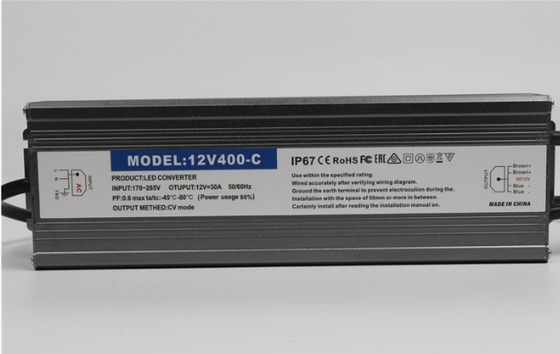 IP67 방수 LED 전원 공급 12V 24V 60W 100W 200W 400W 600W 야외 LED 드라이버