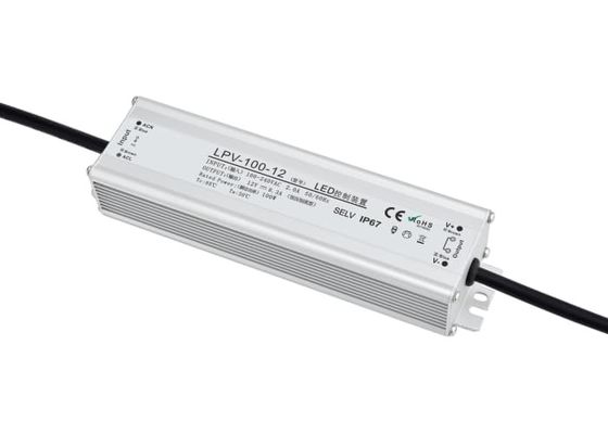 Led Power Supply Regulated 100W DC24V Led Driver Waterproof Rainproof for Industrial Applications