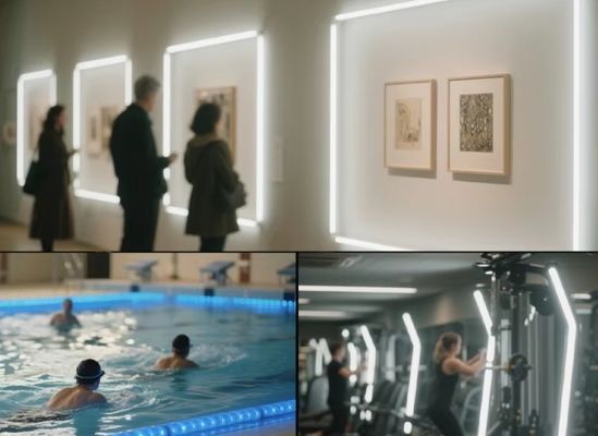 COB 고 뤼멘 고 밝기 5V 12V 24V 220V 2700k-6500k LED 스트립 라이트