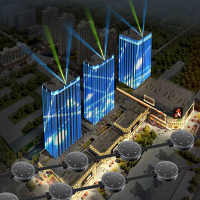 IP67 Outdoor Waterproof RGB 50mm Decorating Building DC24V  Led Pixel Point Light