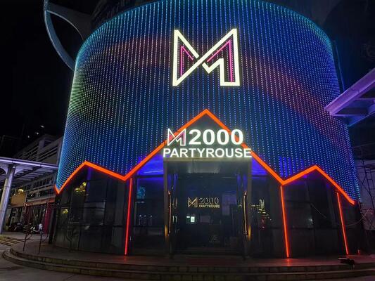 영구적인 야외 LED 조명 알루미늄 프로필 IP67 스마트 와이파이 컨트롤러 하우스 외관 크리스마스 휴가 RGB LED 픽셀 라이트