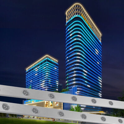 미라클 빈 30mm RGB LED 포인트 라이트 방수 야외 IP67 DC12V, PC 바디