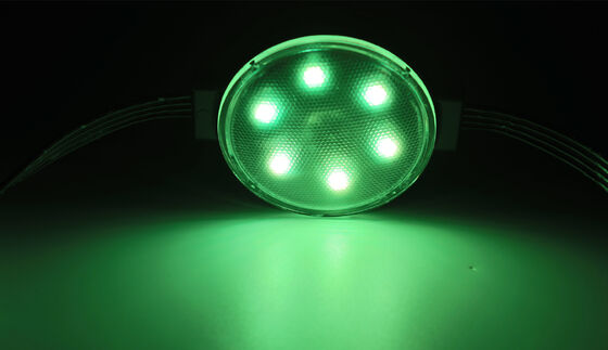 LED Pixel Point Light Sourse Outdoor Building Lighting  IP67 24V 50mm 1W Outdoor 1800K-6500K