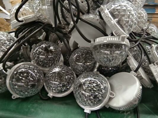 IP67 Rated 100mm Diameter LED Point Light with DMX512 Control for Outdoor Decoration