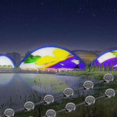 야외 IP67 36V 장거리 방수 40mm 픽셀 LED 포인트 빛 소스 흰색 영구 발광 LED 픽셀 빛