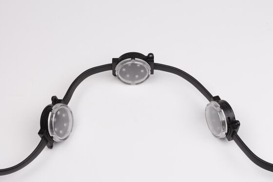40mm 24V 1.5W IP67 방수 LED 포인트 조명 (120° 빔 각도, UV 방지 PC 소재)