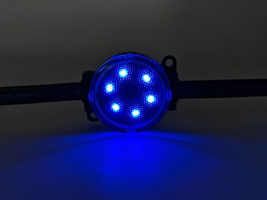 40mm Smart Addressable LED Pixel Light IP67 Waterproof High Brightness for Outdoor Facade and Media Wall