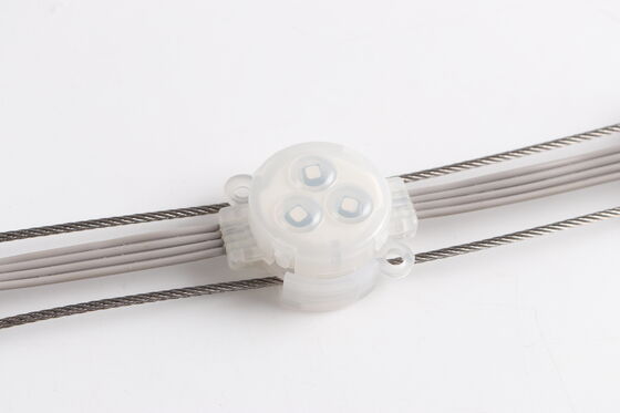 30mm 12V SMD3535 IP67 방수 LED 포인트 라이트 유연한 120도 빔 각도 PC 소재 조명