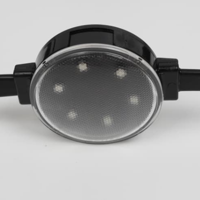 IP67 호텔 정면 처마 훈장을 위한 48V DMX 통제를 특색짓는 옥외 40mm 2W RGBW LED 점 광원