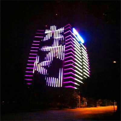 30mm 사각형 LED 픽셀 모듈 RGBW 4색 IP67 방수 실외 간판 조명
