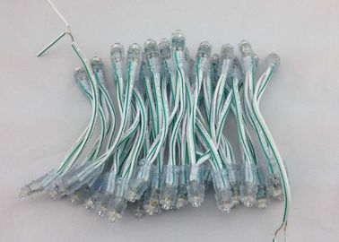 단 하나 색깔 5MM 밀짚 모자 광도 LED 화소 빛, LED 점 빛